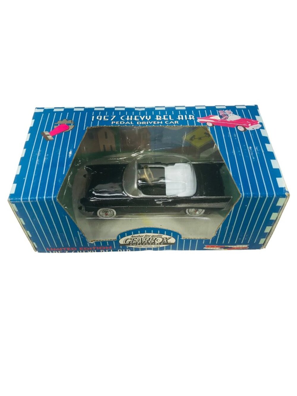 Gearbox 1997 Vintage 1957 Chevy Bel Air Convertible Serial #05369 Pedal Car New